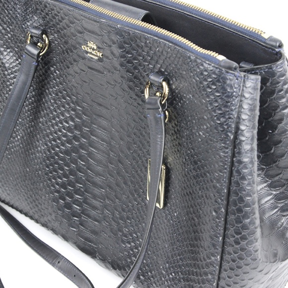 COACH Exotic Leather Stanton Carryall Handbag 5215 - Picture 4 of 7